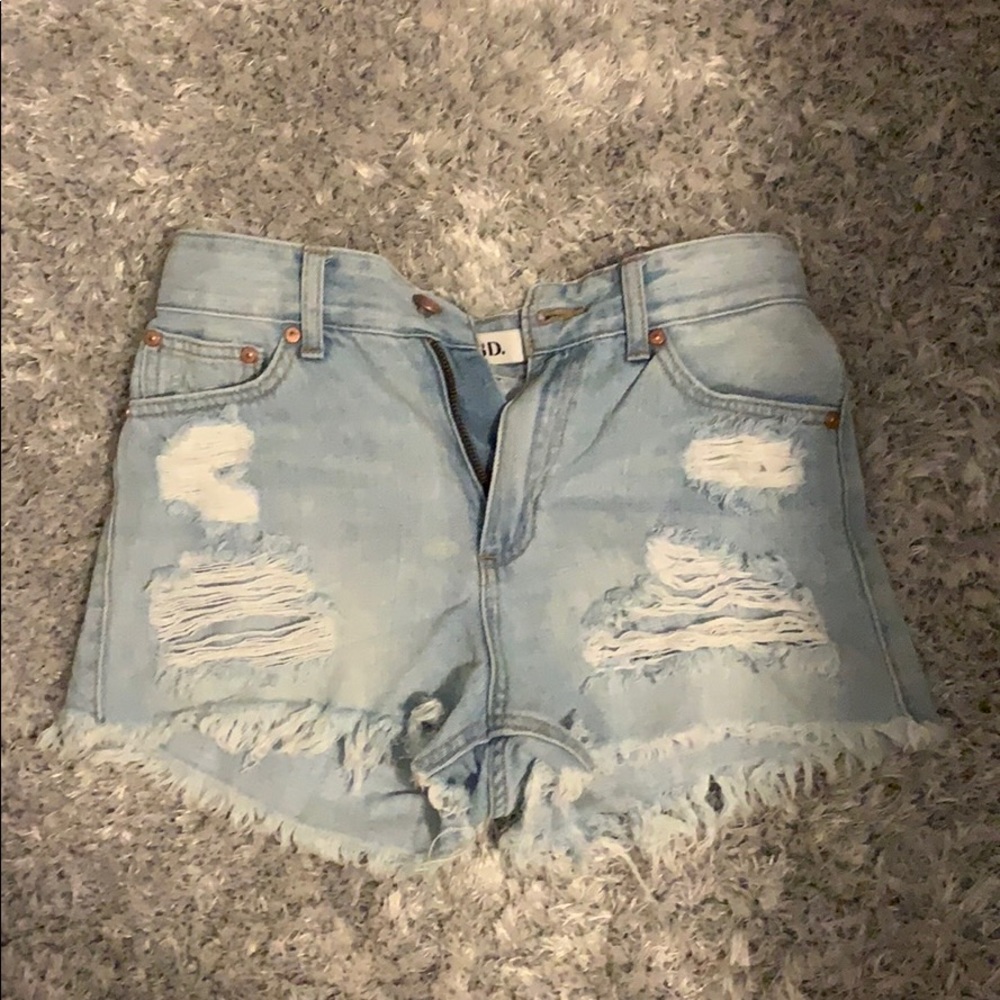 JBD blue denim shorts